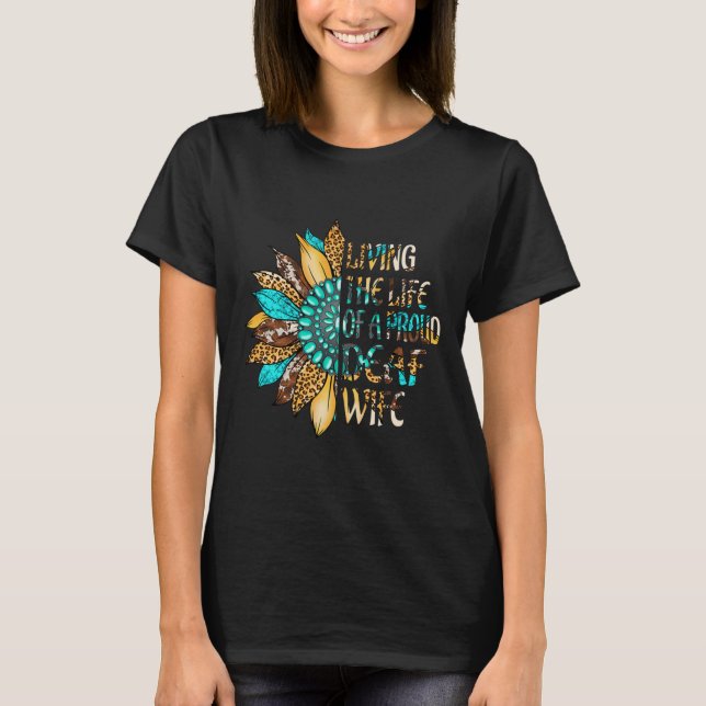 Camiseta Linguagem gestual vivendo a vida de um surdo orgul (Frente)