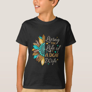 Camiseta Linguagem gestual vivendo a vida de um surdo orgul