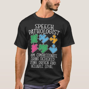 Camiseta Linguagem Patologista de Linguagem SLP Autismo fof