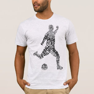 Camiseta Línguas de futebol