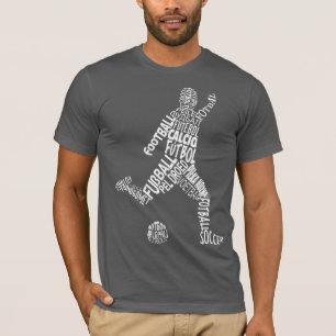 Camiseta Línguas de futebol (branco)