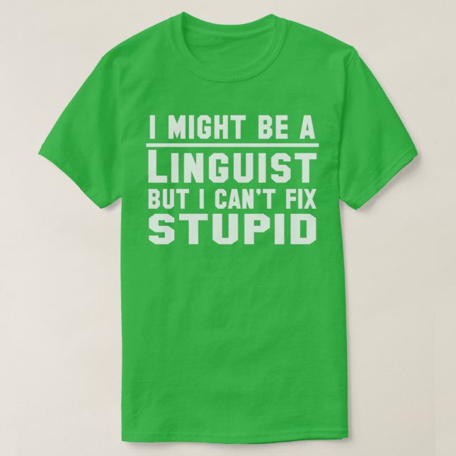 Camiseta Linguist (Frente do Design)