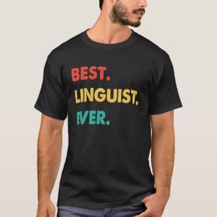 Camiseta Linguista - Melhor Linguista Retrorista