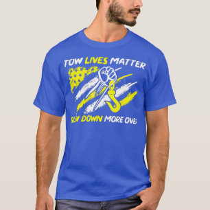 Camiseta Linha Amarelo fina de caminhão de separação de cam