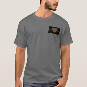 Camiseta Linha Azul Fina - Para Quem Serve