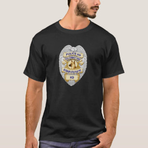 Camiseta Linha Azul Fino - Crachá K9
