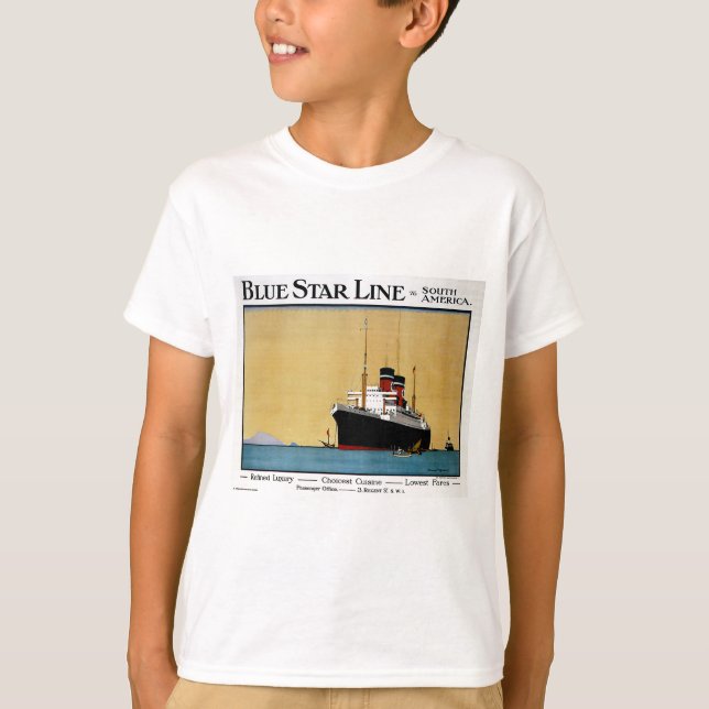 Camiseta Linha Blue Star América do Sul (Frente)