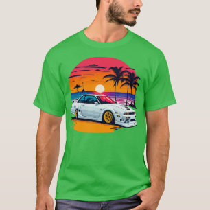 Camiseta Linha branca do horizonte gtr
