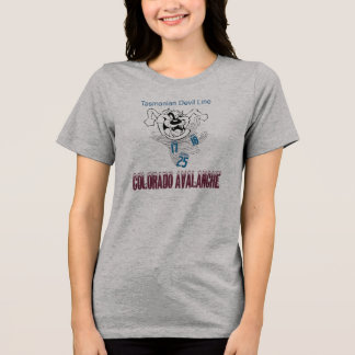 Camiseta Linha Colorado Avalanche Diabo da Tasmânia