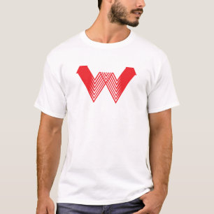 Camiseta Linha Criativa Red Arrow letra W