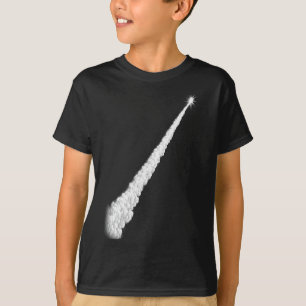 Camiseta Linha de Arte de Trilha de Vapor de Lançamento de