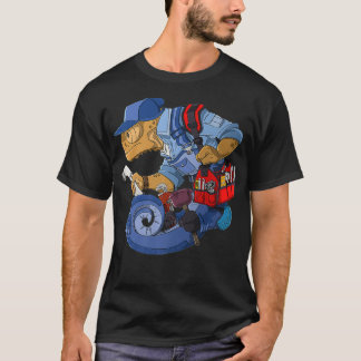Camiseta Linha de Artesanato da Legenda do Camaleão PATCHLA