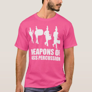 Camiseta Linha de Bateria Armas de Percussão em Massa Linha