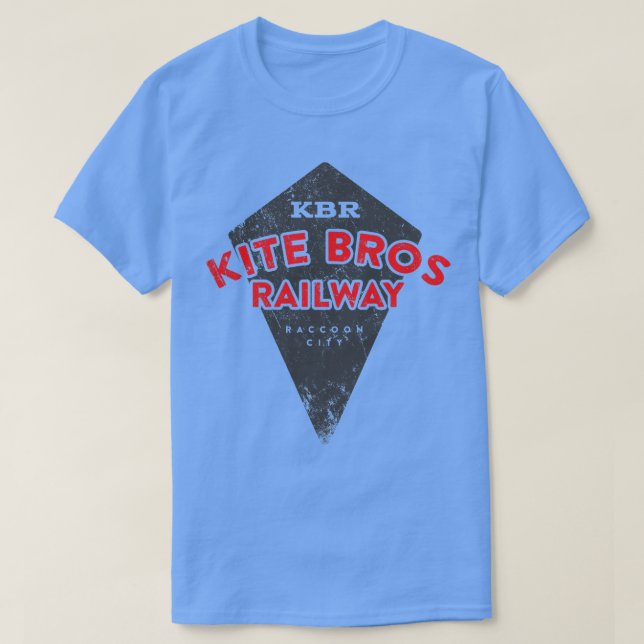 Camiseta Linha de caminho de ferro Kite Bros (Frente do Design)