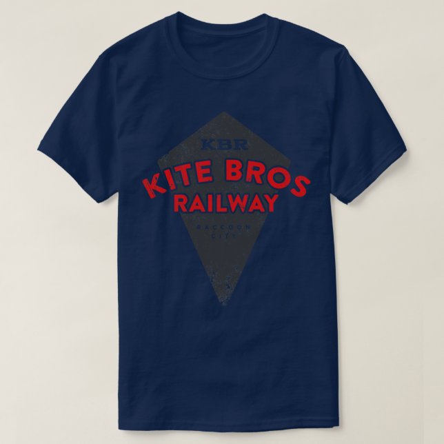 Camiseta Linha de caminho de ferro Kite Bros (Frente do Design)