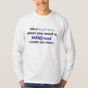 Camiseta Linha de coleta: MANFriad Namorado shirt FUNNY