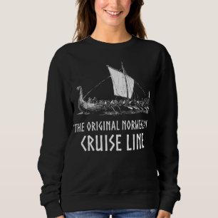 Camiseta Linha De Cruzeiro De Viagem De Navio Odin E Valhal