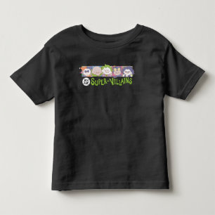 Camiseta Linha de Desenhos Animados dos Super-Vilões da DC