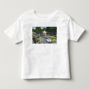 Camiseta Linha de partida na auto raça grande de Prix