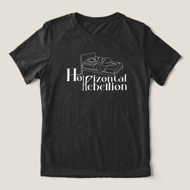 Camiseta Linha de Rebelião Horizontal (Design frontal)
