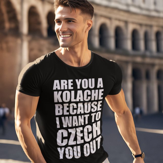 Camiseta Linha de retirada de Kolache (Criador carregado)