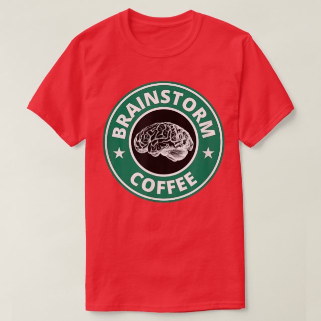 Camiseta Linha de roupa de BRAINSTORM COFFEE Padua (Frente do Design)
