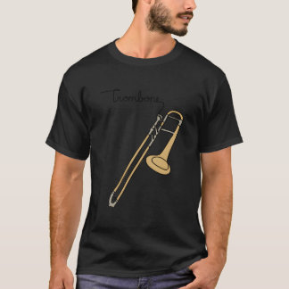 Camiseta Linha de Trombone Musiconprint Banda Orquestra