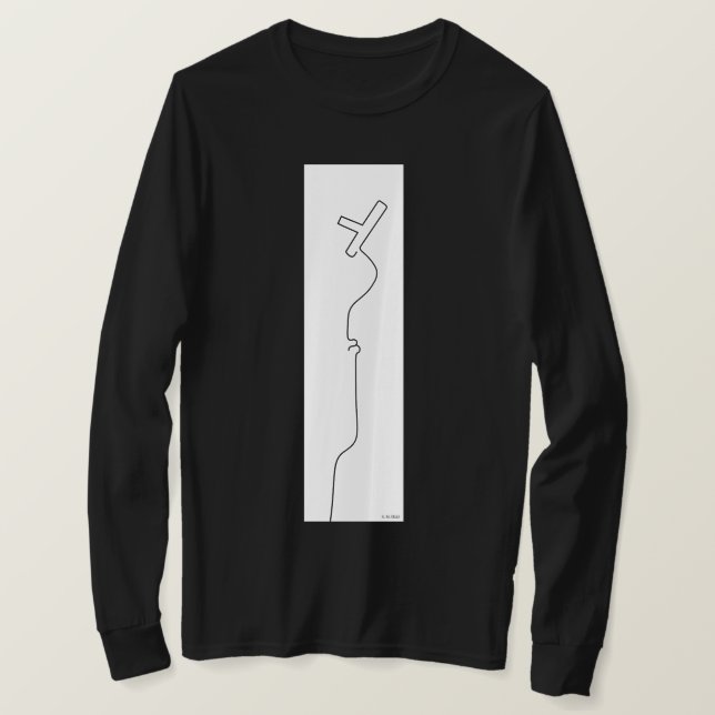 Camiseta Linha De Visão - (Frente do Design)