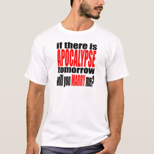 Camiseta linha do apocalipse proposta do recolhimento de