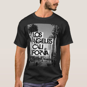Camiseta Linha do céu legal da Califórnia em Los Angeles em