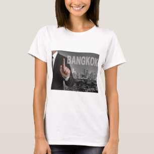 Camiseta Linha do horizonte de Bangkok em panorama noturno