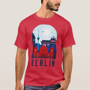 Camiseta Linha do horizonte de Berlim1