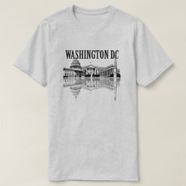 Camiseta Linha do horizonte de marcos do Washington Dc