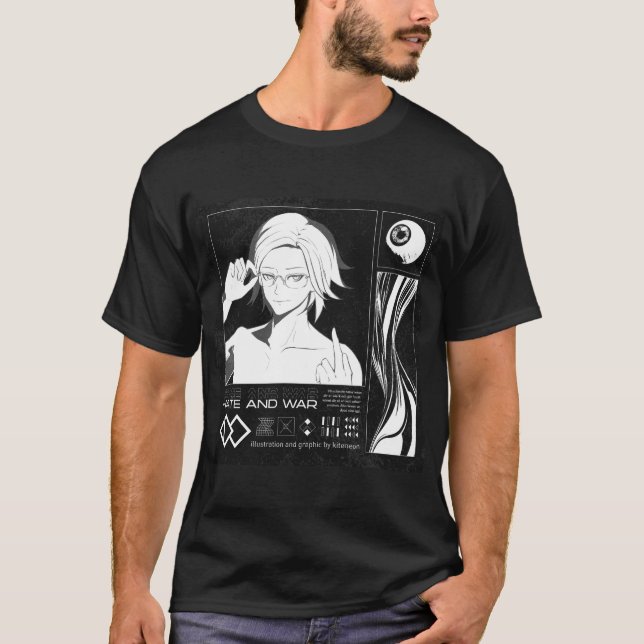 Camiseta Linha dos Cem - Gráfico de Eito Aotsuki (Frente)