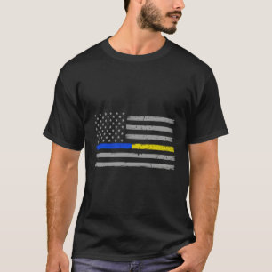 Camiseta Linha Dourada Azul Fina Despachante Oficial de Pol