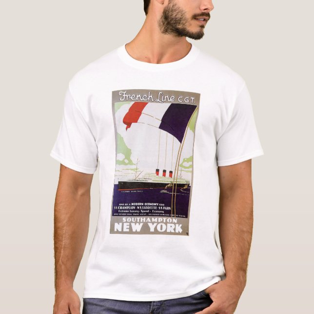 Camiseta Linha francesa CGT (Frente)