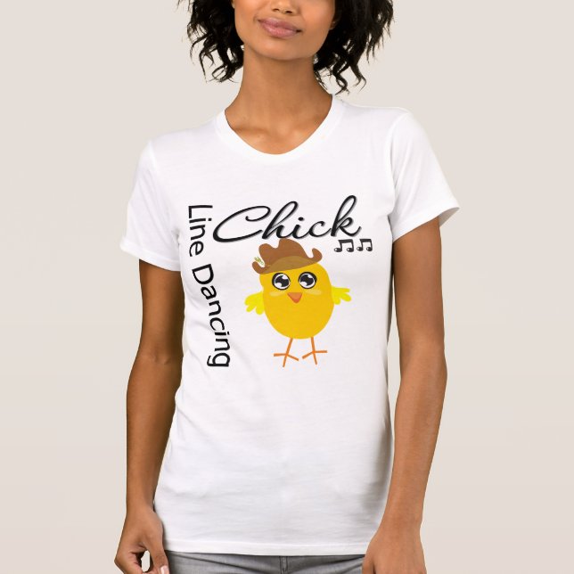 Camiseta Linha pintinho da dança (Frente)