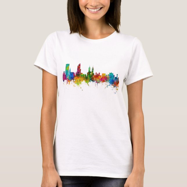Camiseta Linha Skyline da Suiça Winterthur (Frente)