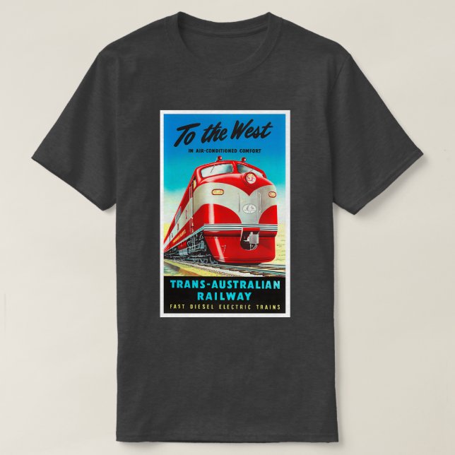Camiseta Linha Transaustraliana (Frente do Design)