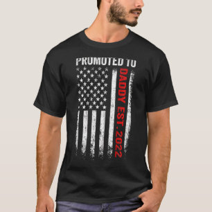 Camiseta Linha Vermelha Promovida Para O Pai De Bombeiros D
