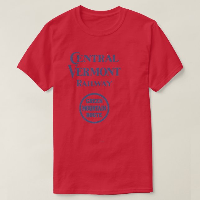 Camiseta Linha Vintage Central Vermont (Frente do Design)