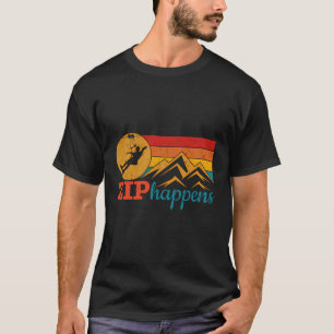 Camiseta Linha Zip Vintage Zipline Adventure