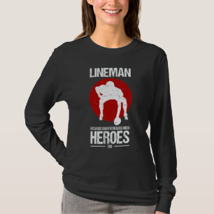 Camiseta Linhador de Futebol Americano Porque os Quarterbac