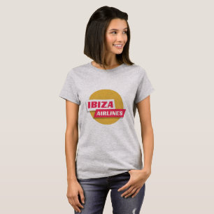 Camiseta Linhas aéreas de Ibiza - o logotipo oficial