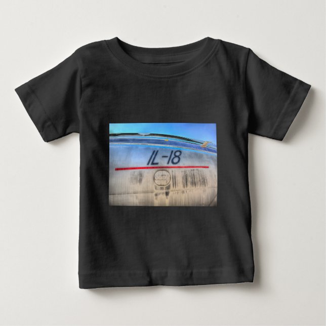 Camiseta Linhas aéreas Ilyushin IL-18 (Frente)