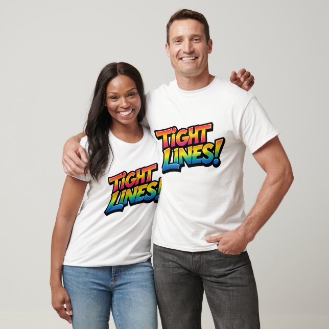 Camiseta Linhas Apertadas Gradiente Arco-íris Presente Dive (Unissex)