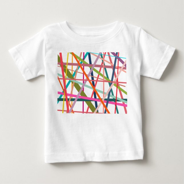 Camiseta Linhas Coloridas (Frente)