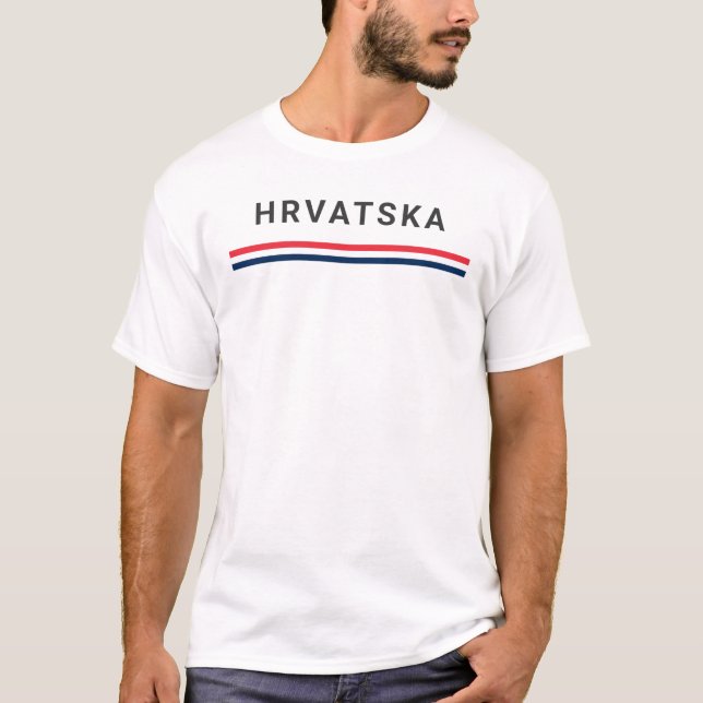 Camiseta Linhas da Croácia (Frente)