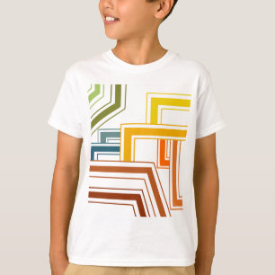 Camiseta Linhas da década de 1970
