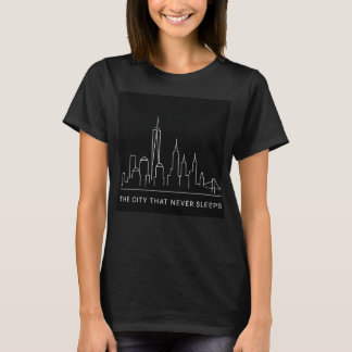 Camiseta Linhas da Meia-Noite: NYC Nunca Dorme